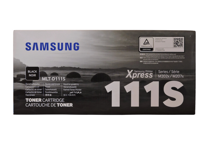 Caja de cartucho de tóner negro original Samsung MLT-D111S de Compras Perfectas para impresoras láser Xpress