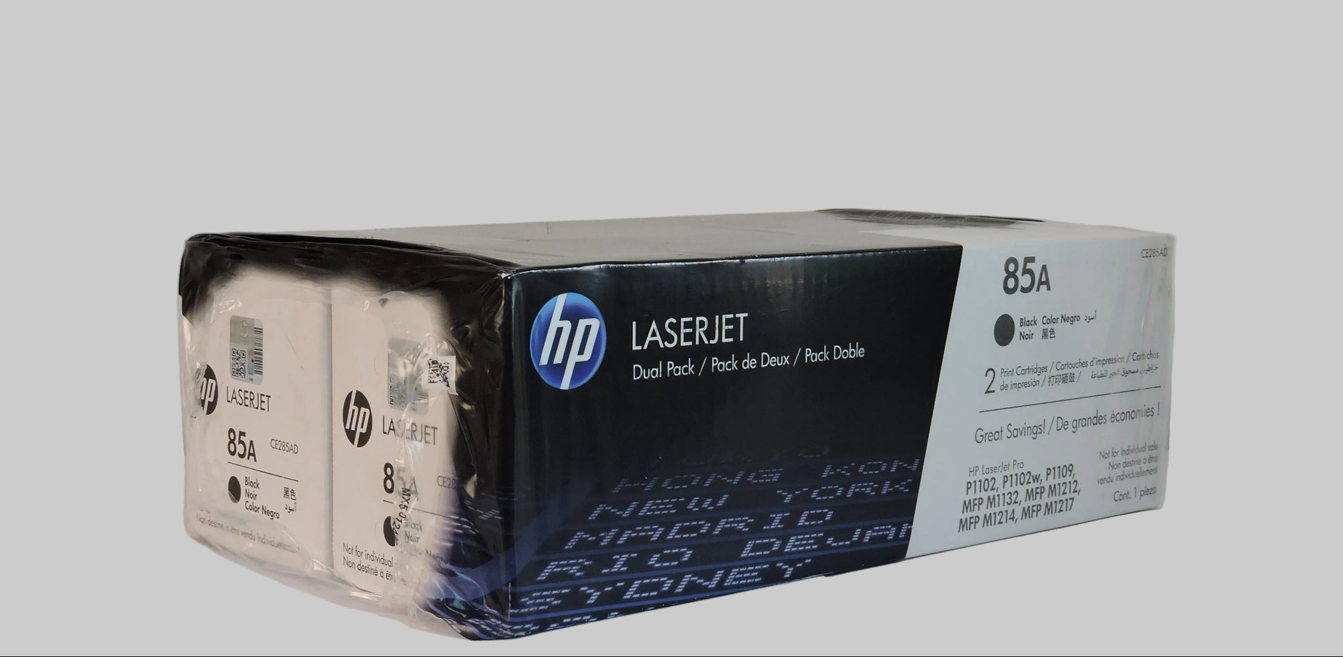 Cartucho de Toner Negro Originale HP 85A LaserJet (SKU CE285AD)