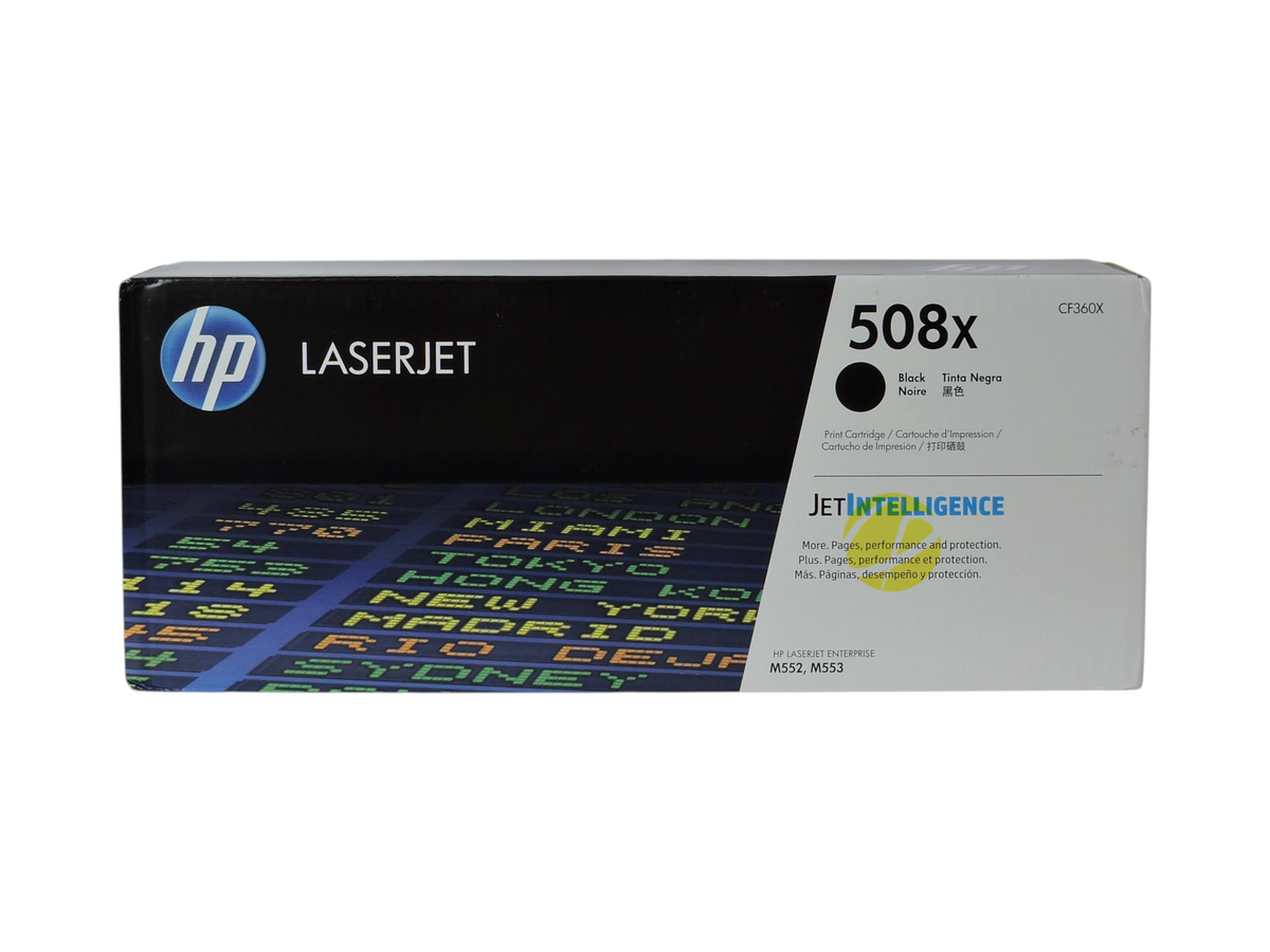 Cartucho de toner negro original HP 508X de Compras Perfectas con tecnologia JetIntelligence para impresoras laser