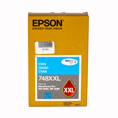 Botella de Tinta Cyan Original Epson T748XXL (SKU T748XXL220)