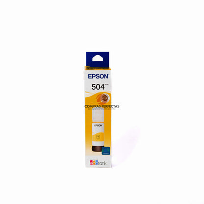 Botella de Tinta Amarillo Original Epson T504 (SKU T504420)