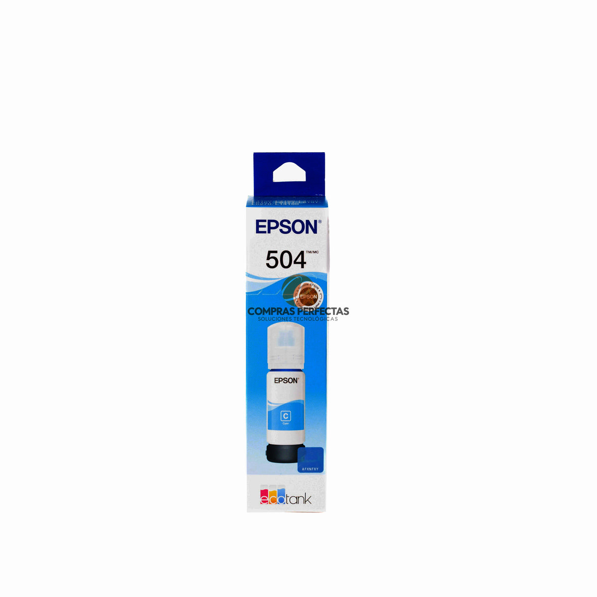 Botella de Tinta Cyan Original Epson T504 (SKU T504220)