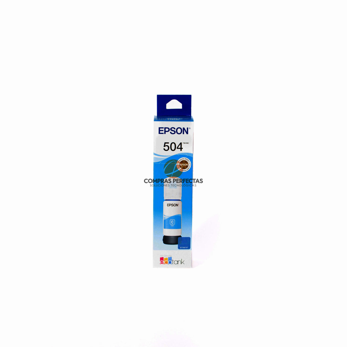 Botella de Tinta Cyan Original Epson T504 (SKU T504220)
