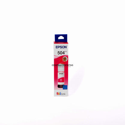 Botella de Tinta Magenta Original Epson T504 (SKU T504320)