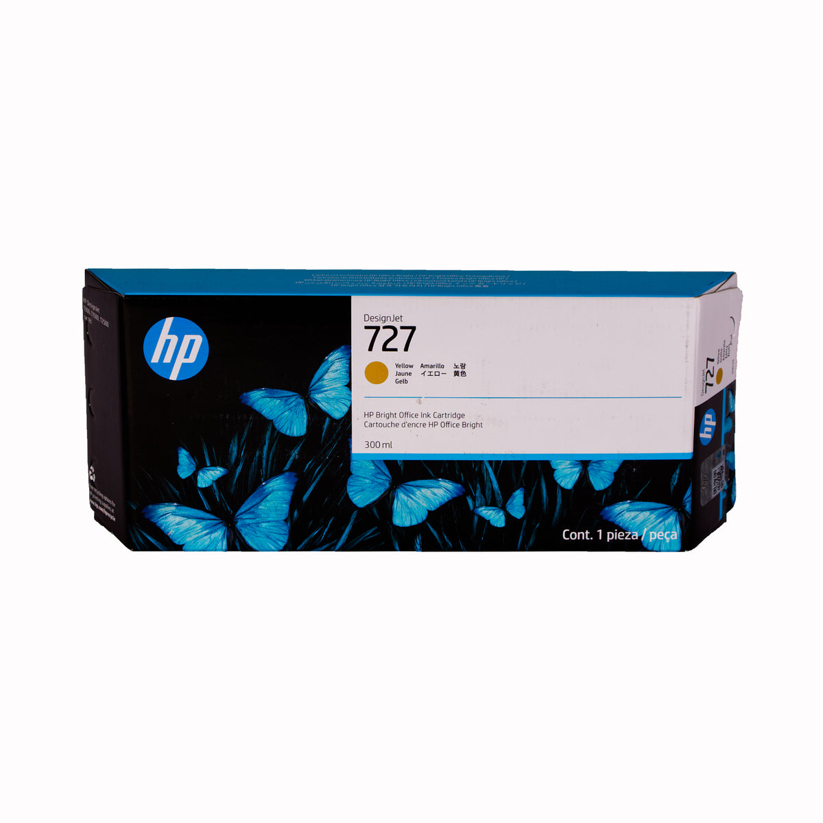 Cartucho de Tinta Amarillo Original HP 727 (SKU F9J78A)