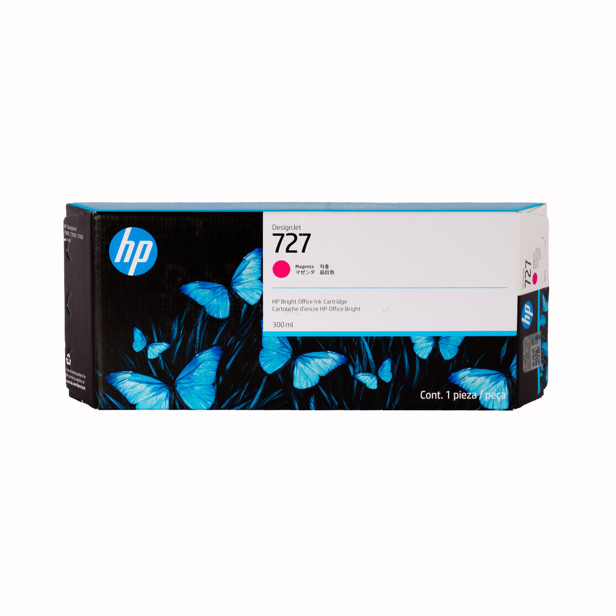 Cartucho de Tinta Magenta Original HP 727 (SKU F9J77A)