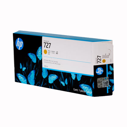 Cartucho de Tinta Amarillo Original HP 727 (SKU F9J78A)