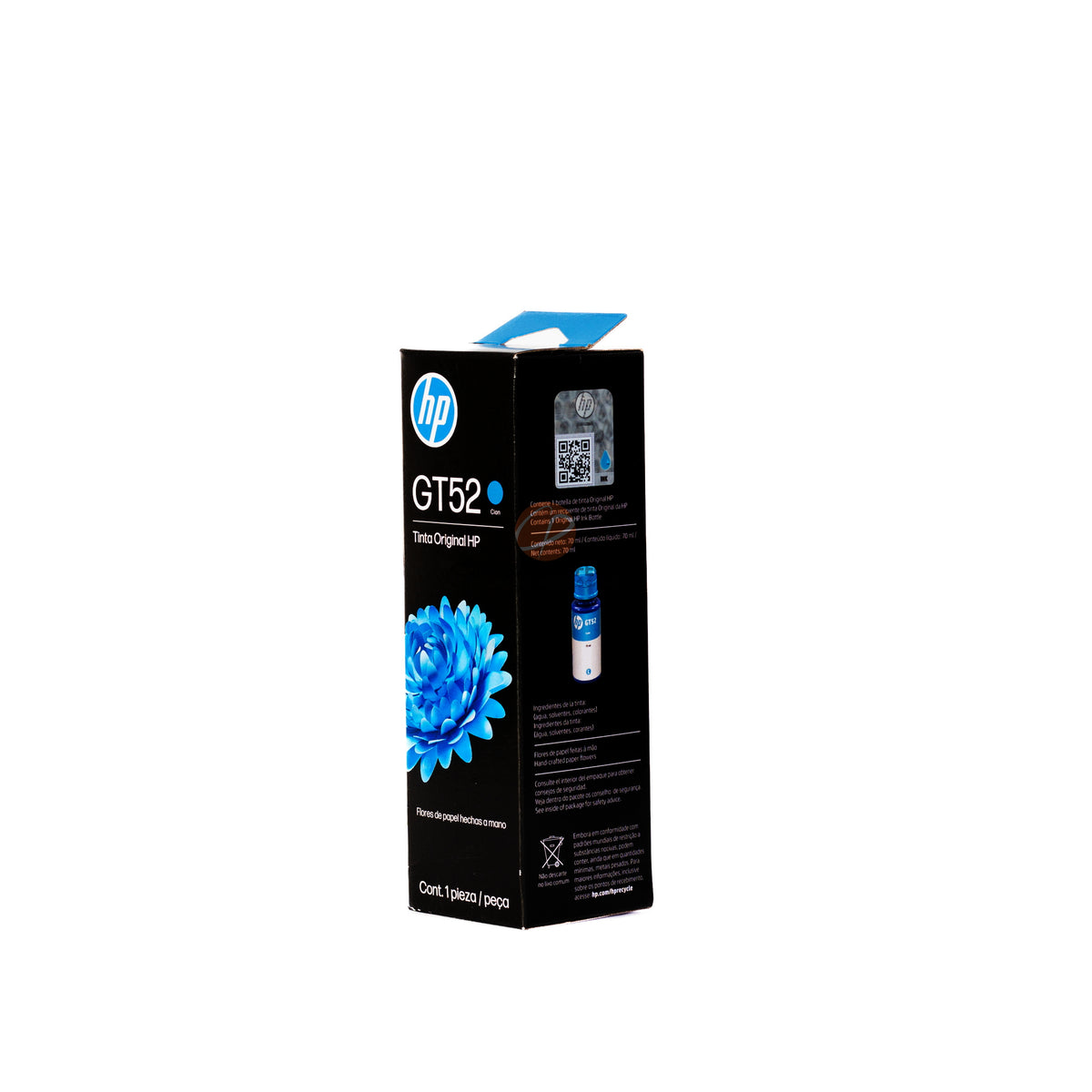 Botella de Tinta Cian Original HP GT52 (SKU M0H54AL)