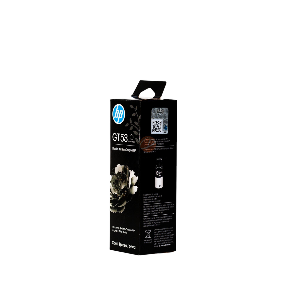 Caja de botella de tinta negra original HP GT53 de 90 ml de Compras Perfectas para impresoras Ink Tank