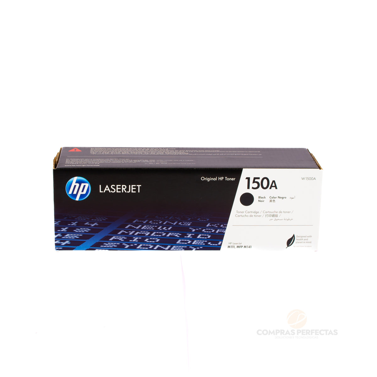 Cartucho de Tóner Negro Original HP 150A (SKU W1500A)
