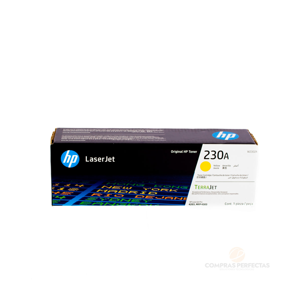 Cartucho de Toner Amarillo Original HP 230A LaserJet (SKU W2302A)