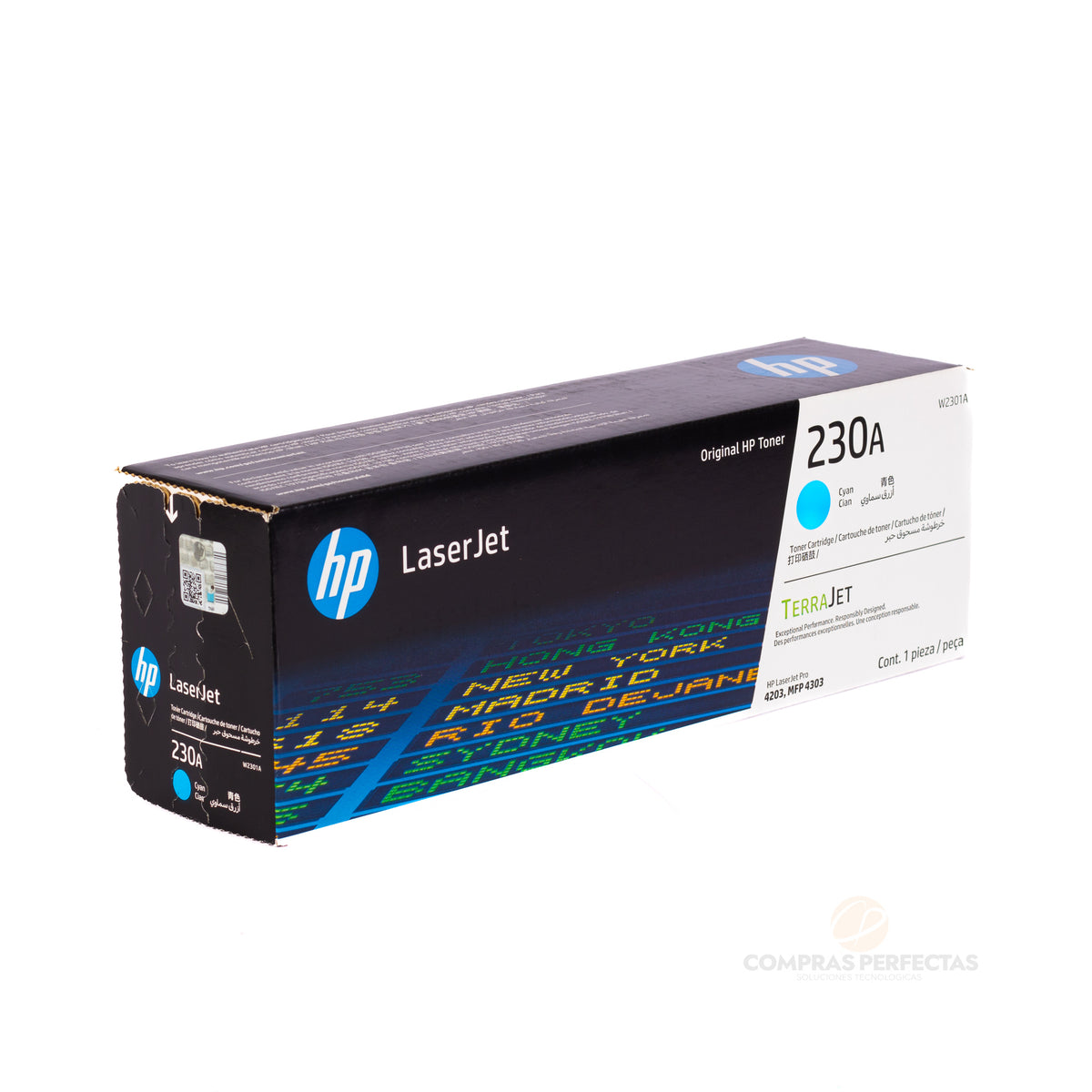 Cartucho de Toner Cian Original HP 230A LaserJet ( SKU W2301A)