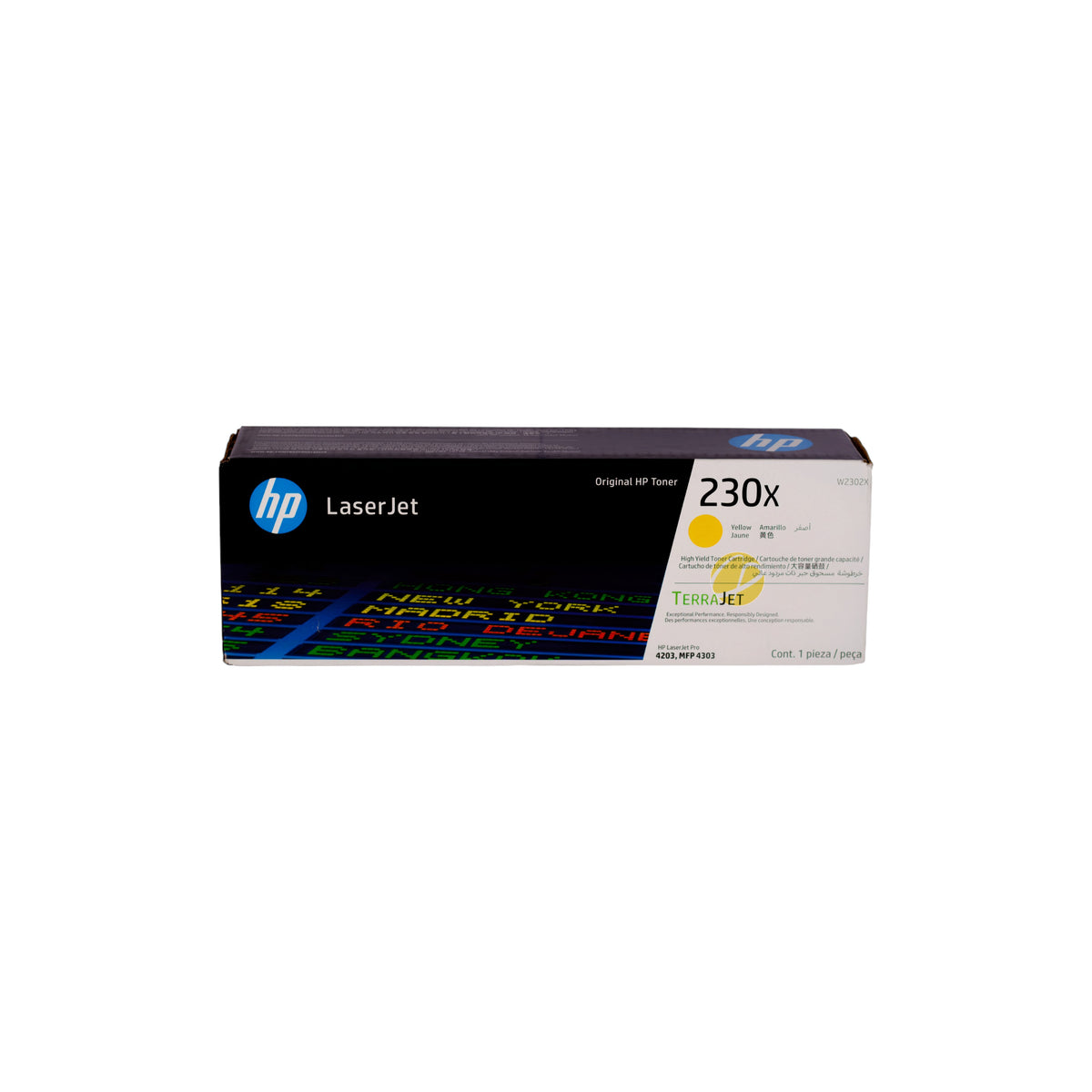 Cartucho de Tóner Amarillo Original HP 230X (SKU W2302X)