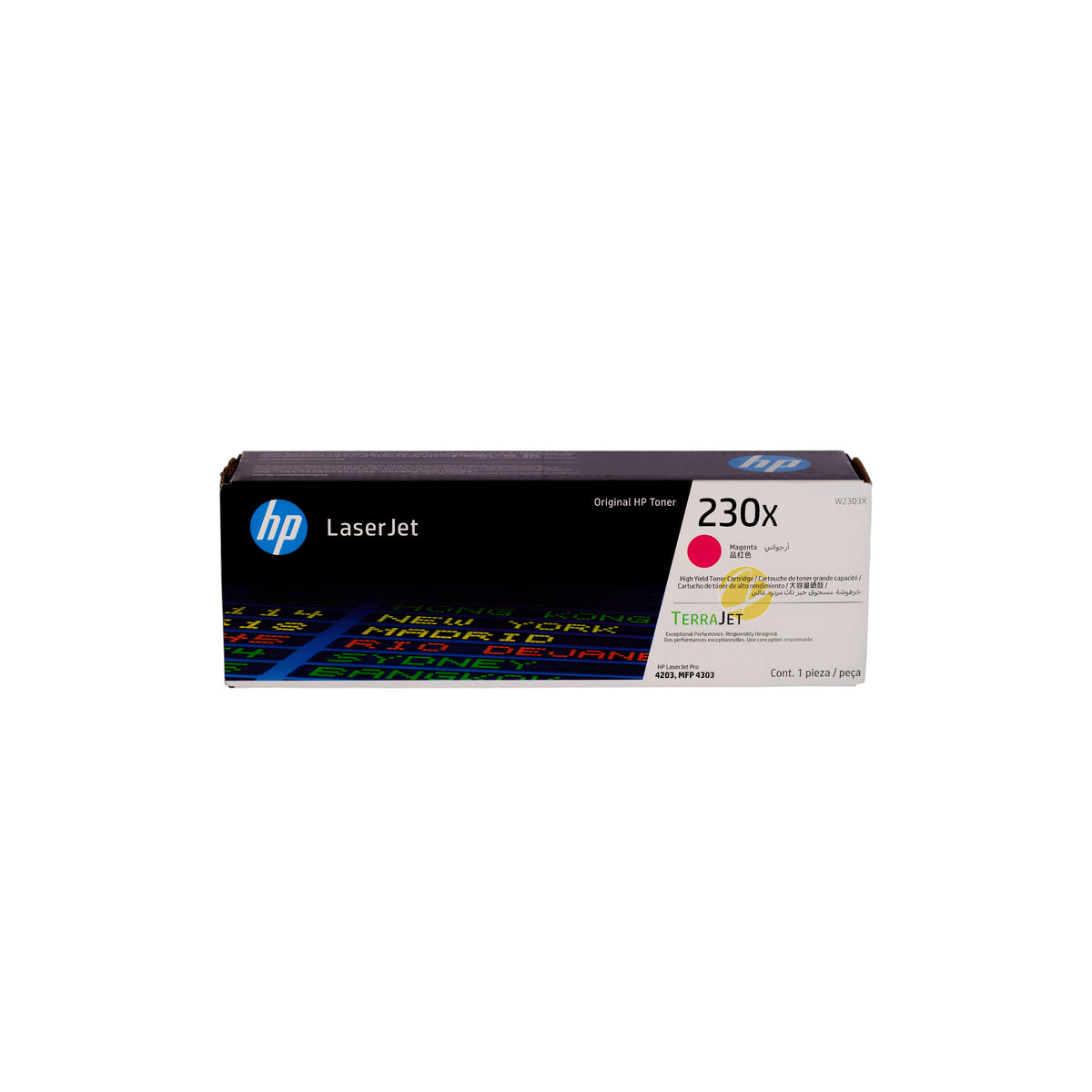 Cartucho de Tóner Magenta Original HP 230X (SKU W2303X)