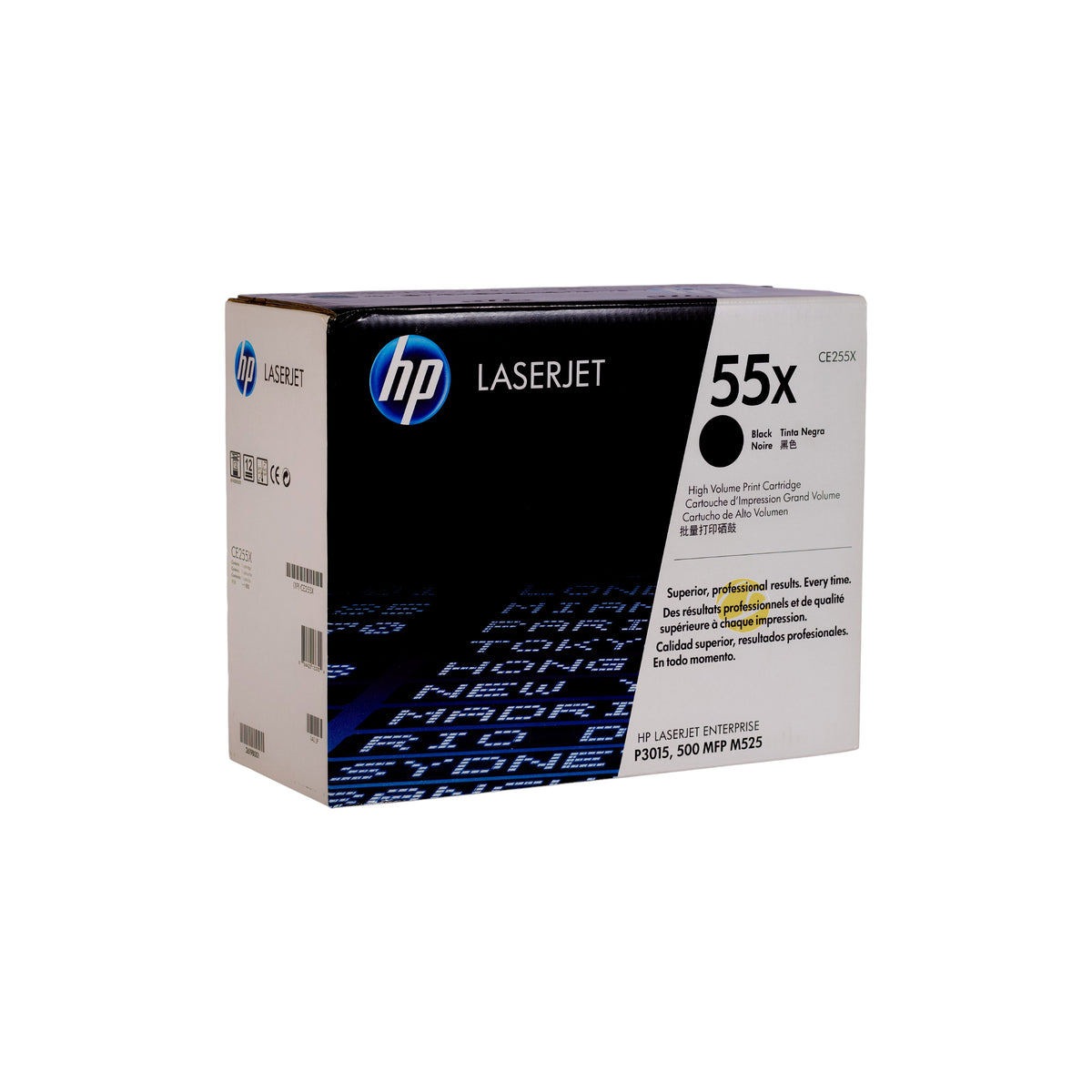 Cartucho de Tóner Negro Original HP 55X (SKU CE255X)