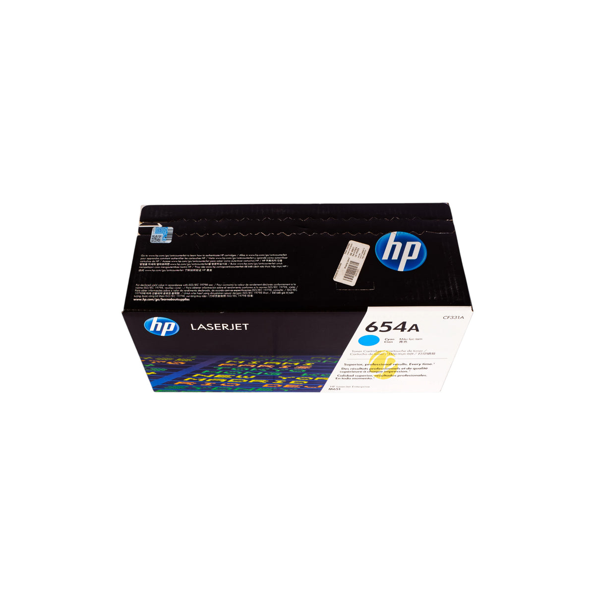 Cartucho de Tóner Cian Original HP 654A (SKU CF331A)
