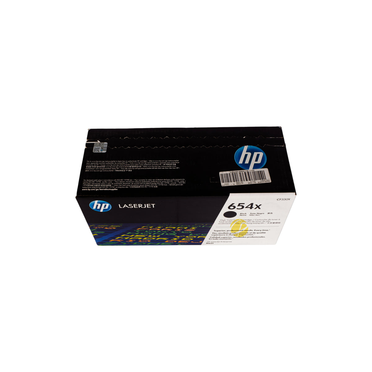 Cartucho de Tóner Negro Original HP 654X (SKU CF330X)