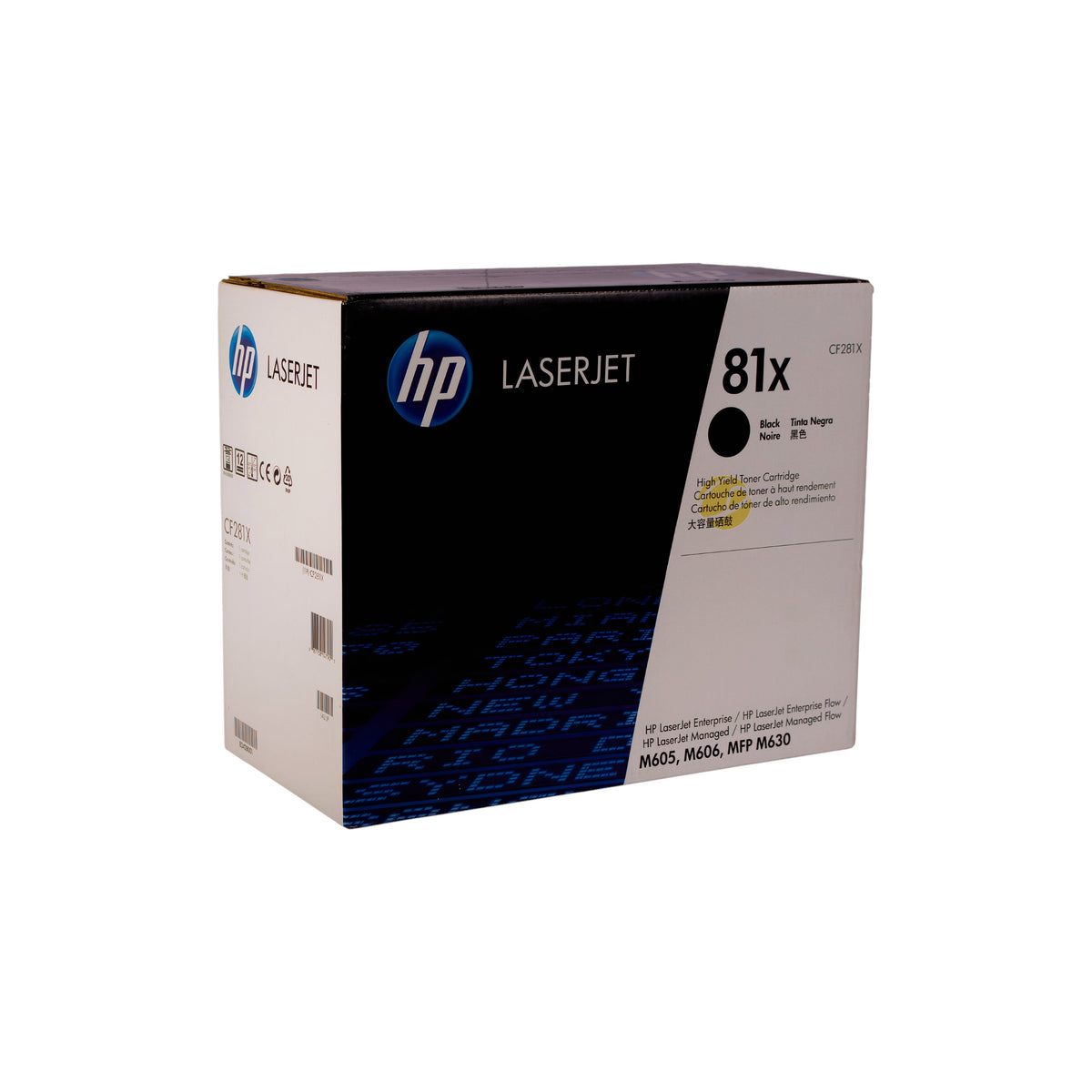 Cartucho de Tóner Negro Original HP 81X (SKU CF281X)