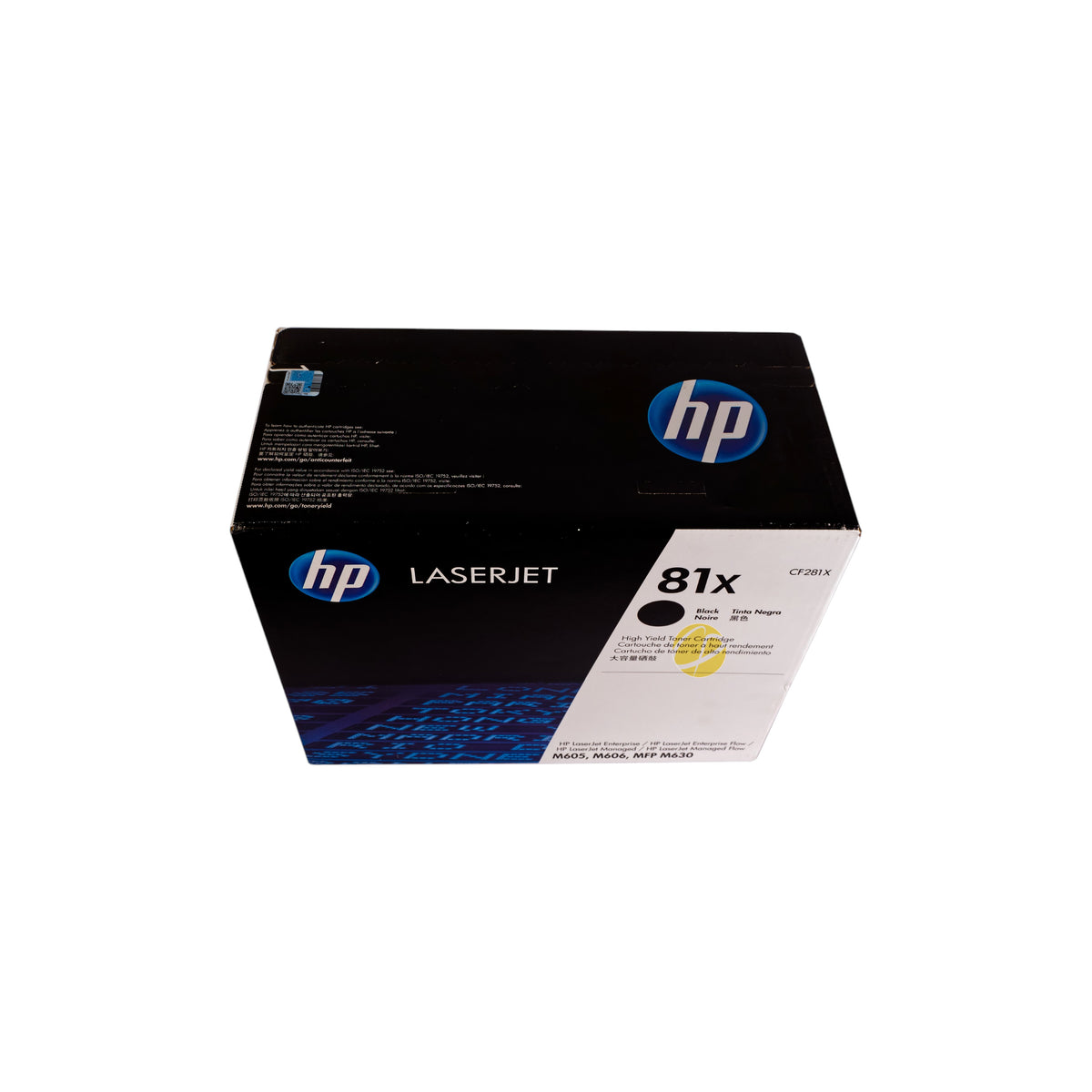 Cartucho de Tóner Negro Original HP 81X (SKU CF281X)