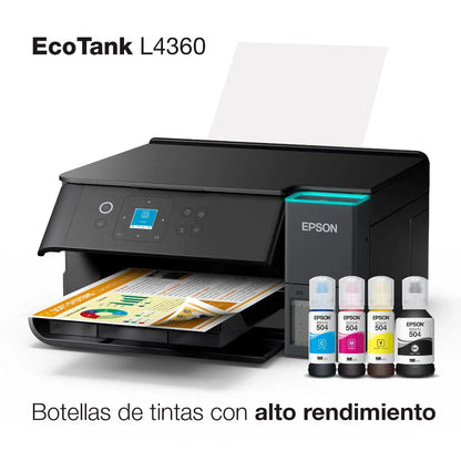 Impresora Multifuncional Epson EcoTank L4260 WiFi Dúplex – 4.500 Páginas en Negro