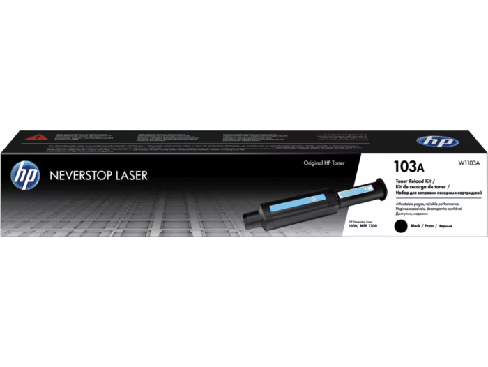 Kit de Recarga de Tóner Negro Original HP 103A (SKU W1103A)