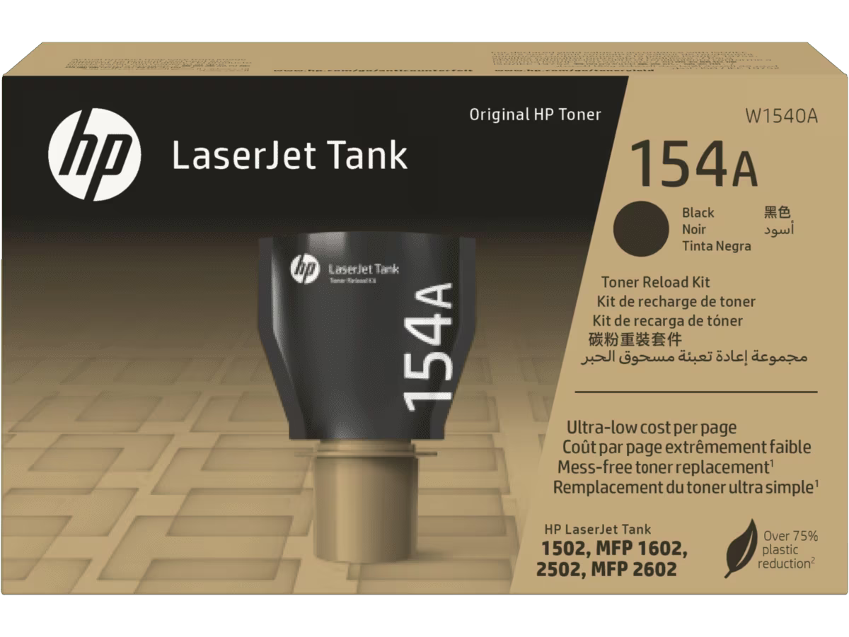 Kit de Recarga de Tóner Negro Original HP 154A (SKU W1540A)