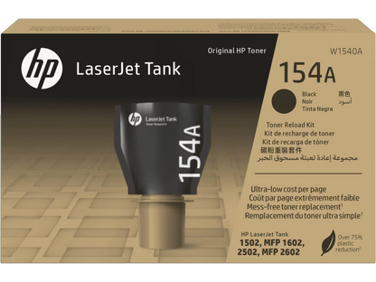 Kit de Recarga de Tóner Negro Original HP 154A (SKU W1540A)