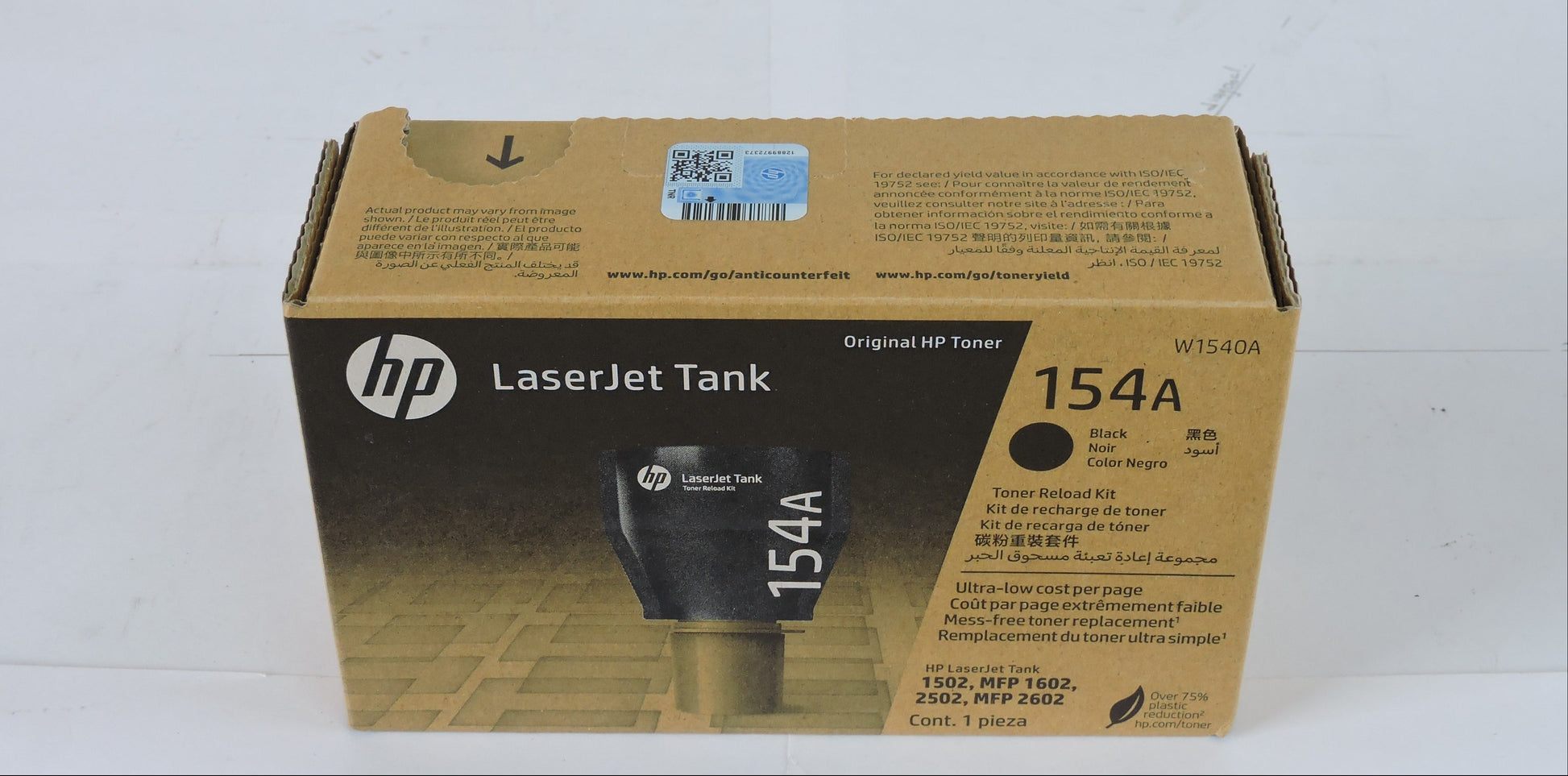 Kit de Recarga de Tóner Negro Original HP 154A (SKU W1540A)