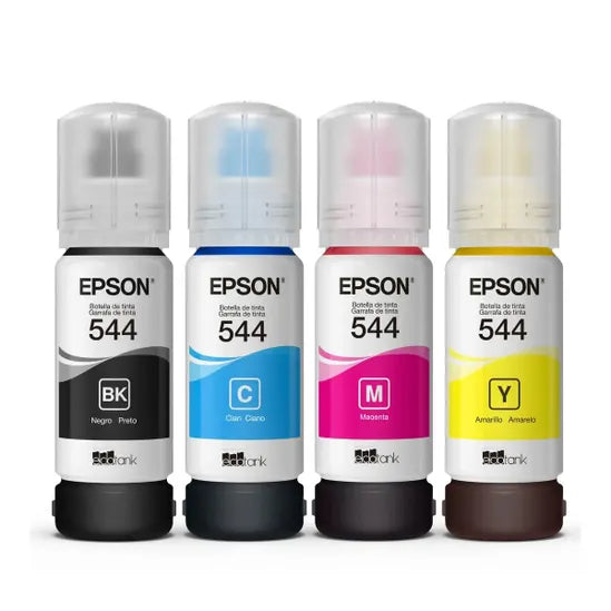 Botella de Tinta Epson T544 para EcoTank – Hasta 7.500 Páginas a Color
