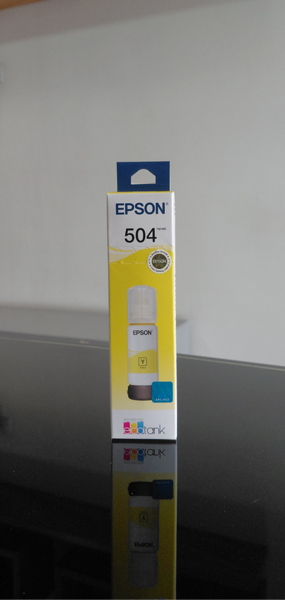 Botella de Tinta Amarillo Original Epson T504 (SKU T504420)