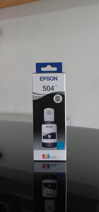 Botella de Tinta Negra Original Epson T504 (SKU T504120)