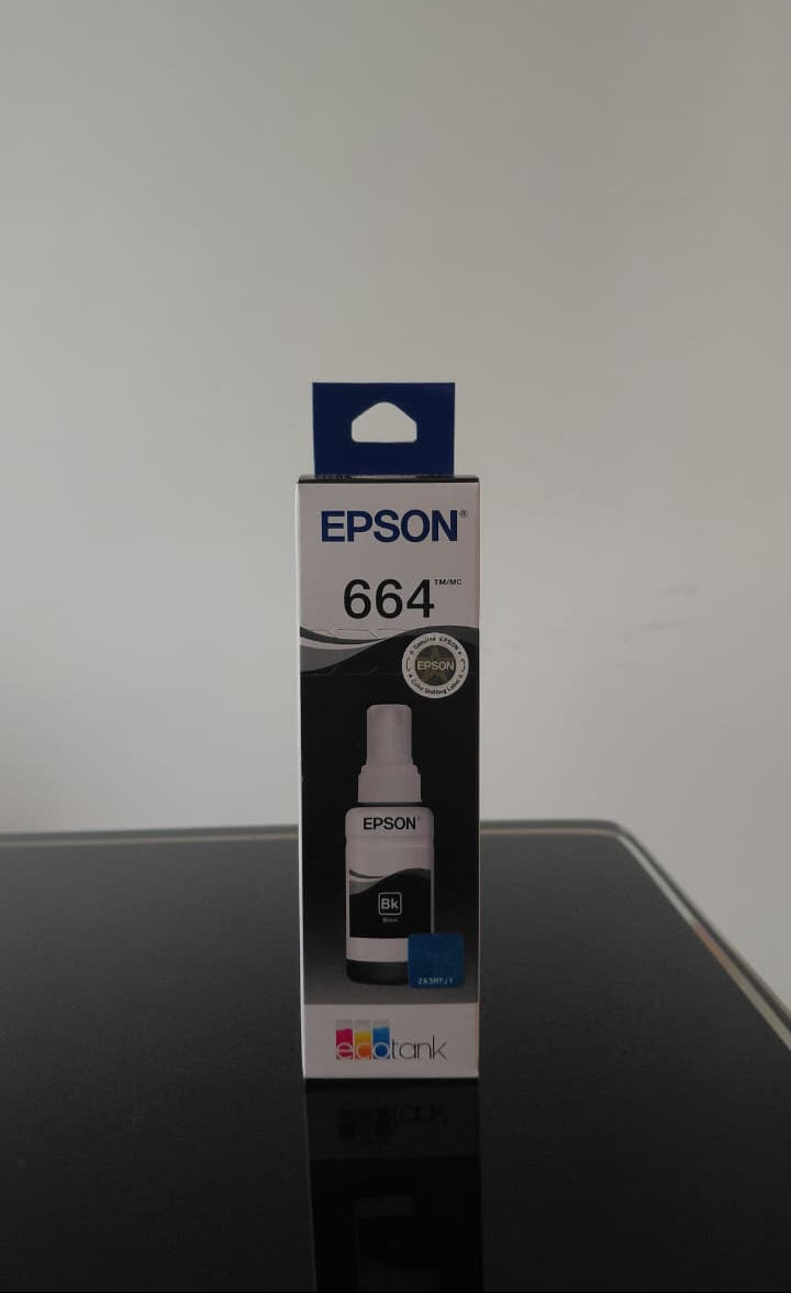 Botella de Tinta Negra Original Epson T664 (SKU T664120)