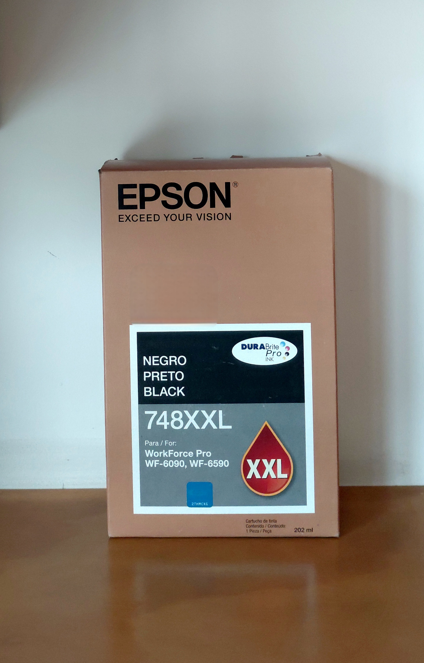 Botella de Tinta Negra Original Epson T748XXL (SKU T748XXL120)