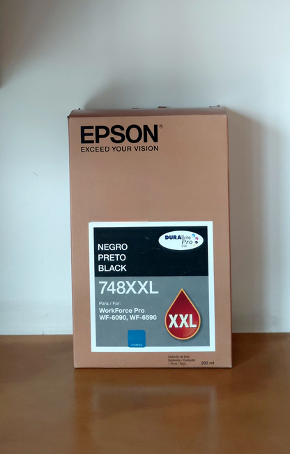 Botella de Tinta Negra Original Epson T748XXL (SKU T748XXL120)
