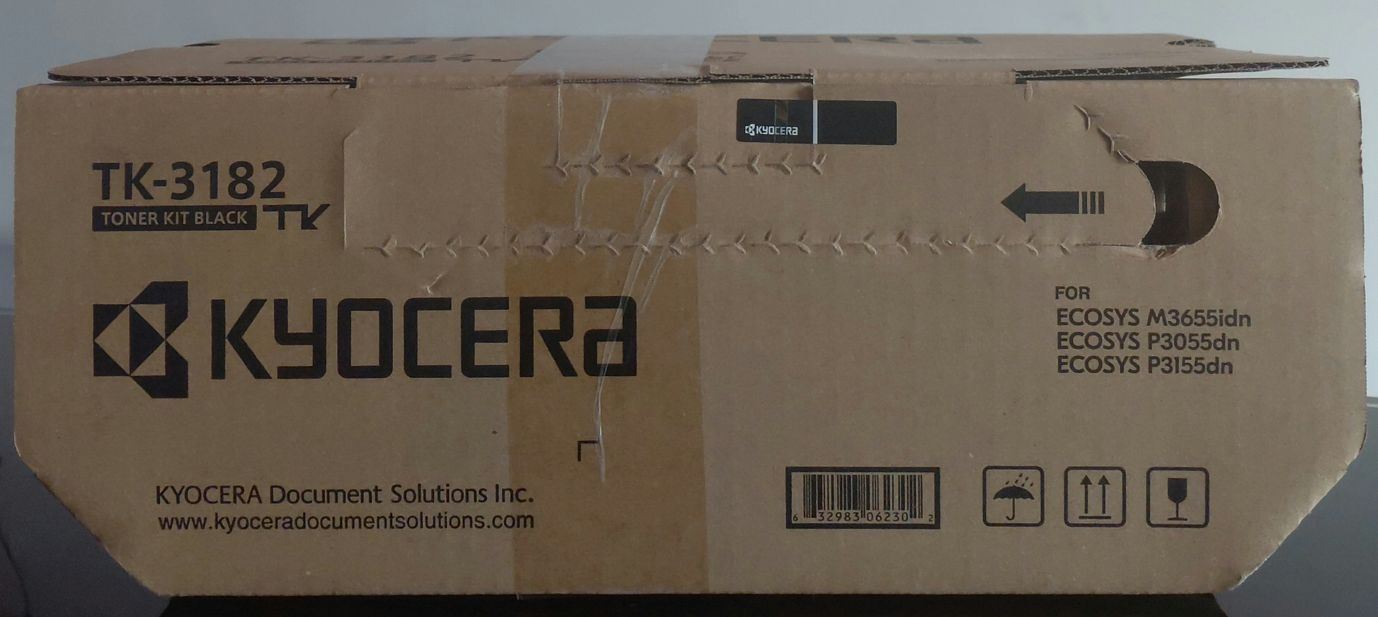Cartucho de Tóner Negro Original Kyocera TK-3182 (SKU 1T02T70USV)