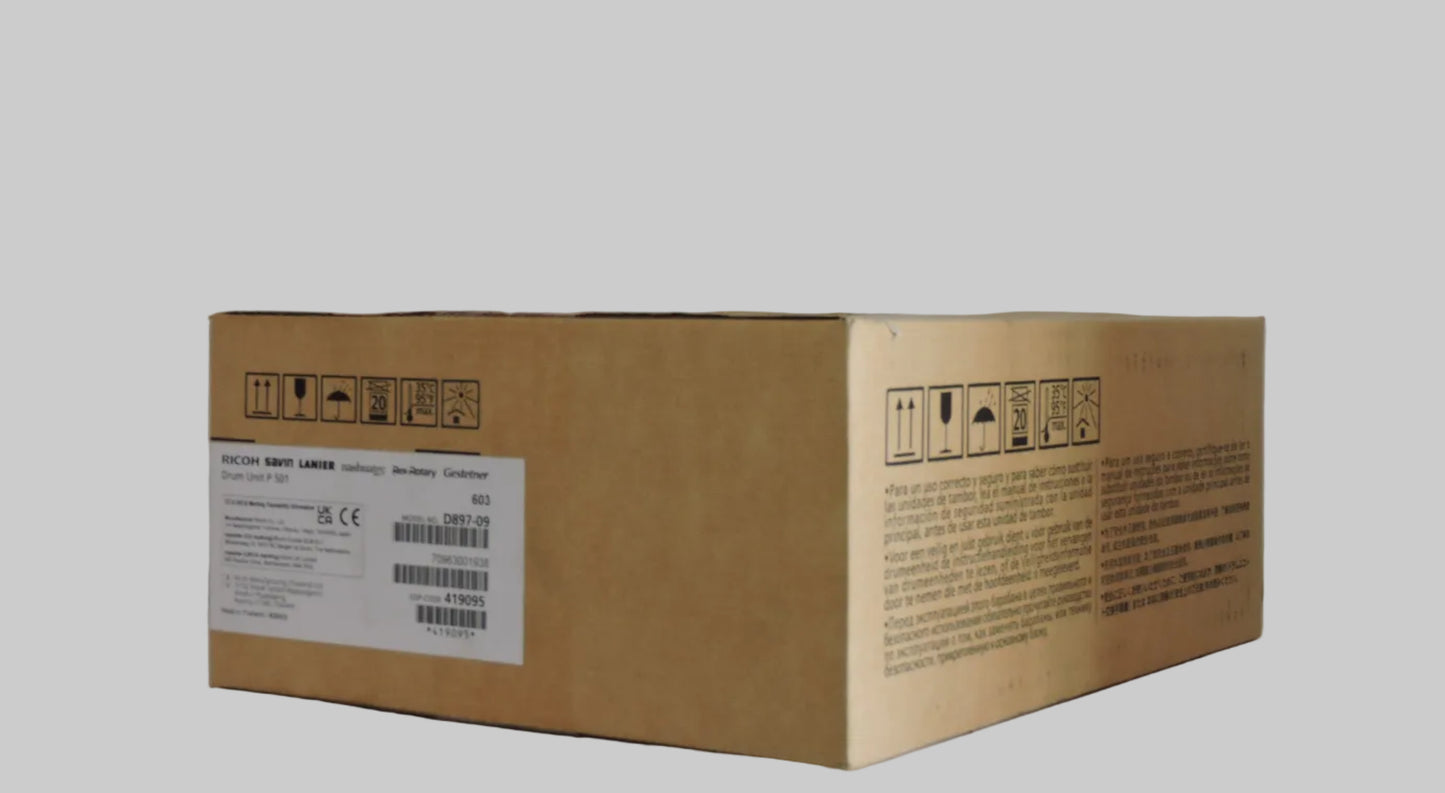 Unidad de Tambor/Drum Original Ricoh P 501 (SKU419095)