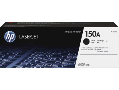 Original HP 150A Black LaserJet Toner Cartridge (W1500A)