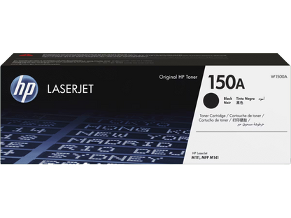 Cartucho de Tóner Negro Original HP 150A (SKU W1500A)