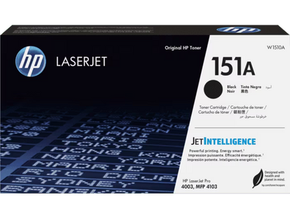 Cartucho de tóner original HP 151A Negro LaserJet (W1510A)