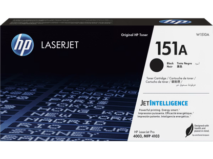 Cartucho de Tóner Negro Original HP 151A (SKU W1510A)