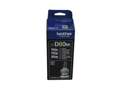 Botella de tinta negra original Brother BTD60BK para impresoras InkBenefit Tank de Compras Perfectas
