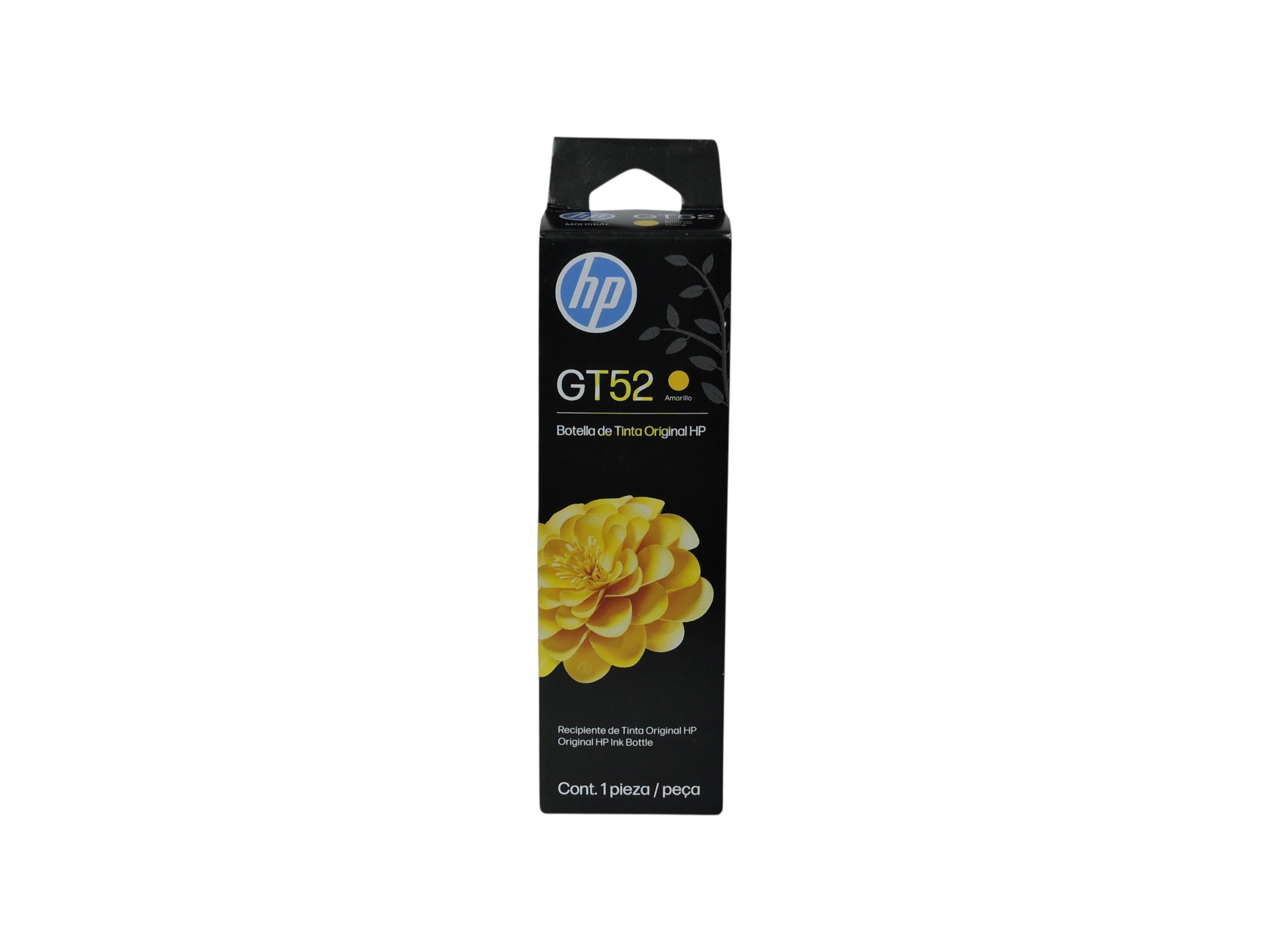 Botella de tinta amarilla original HP GT52 de Compras Perfectas para impresoras de tanque de tinta