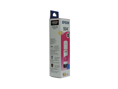Botella de tinta magenta original Epson T504 para impresoras EcoTank de Compras Perfectas