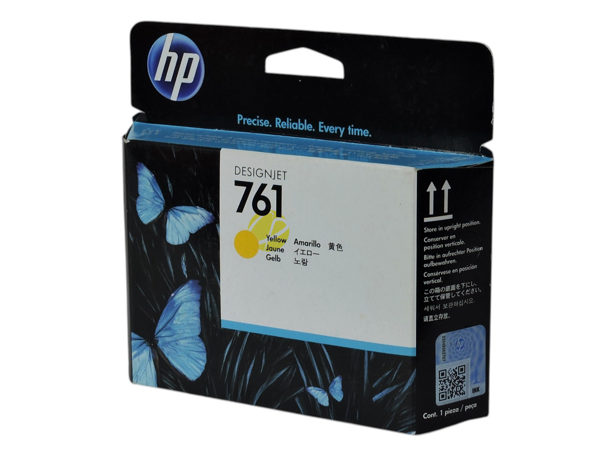 Cabezal de impresión amarillo HP 761 original para impresoras DesignJet en Compras Perfectas