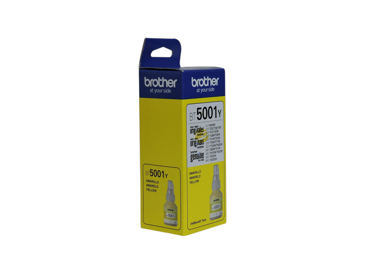 Cartucho de tinta amarilla original Brother BT5001Y para impresoras de inyección de tinta Compras Perfectas