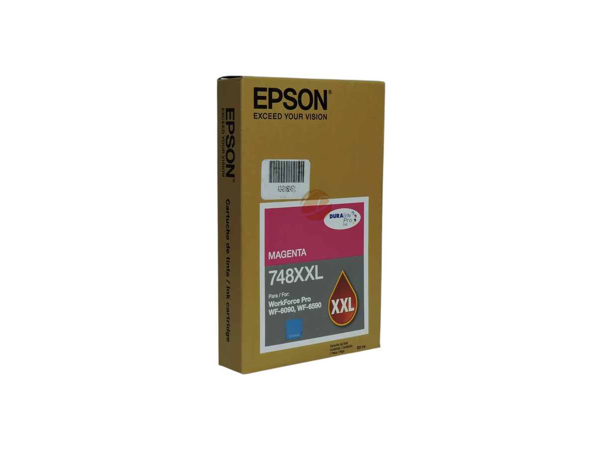 Cartucho de tinta magenta original Epson T748XXL para impresoras WorkForce Pro de Compras Perfectas