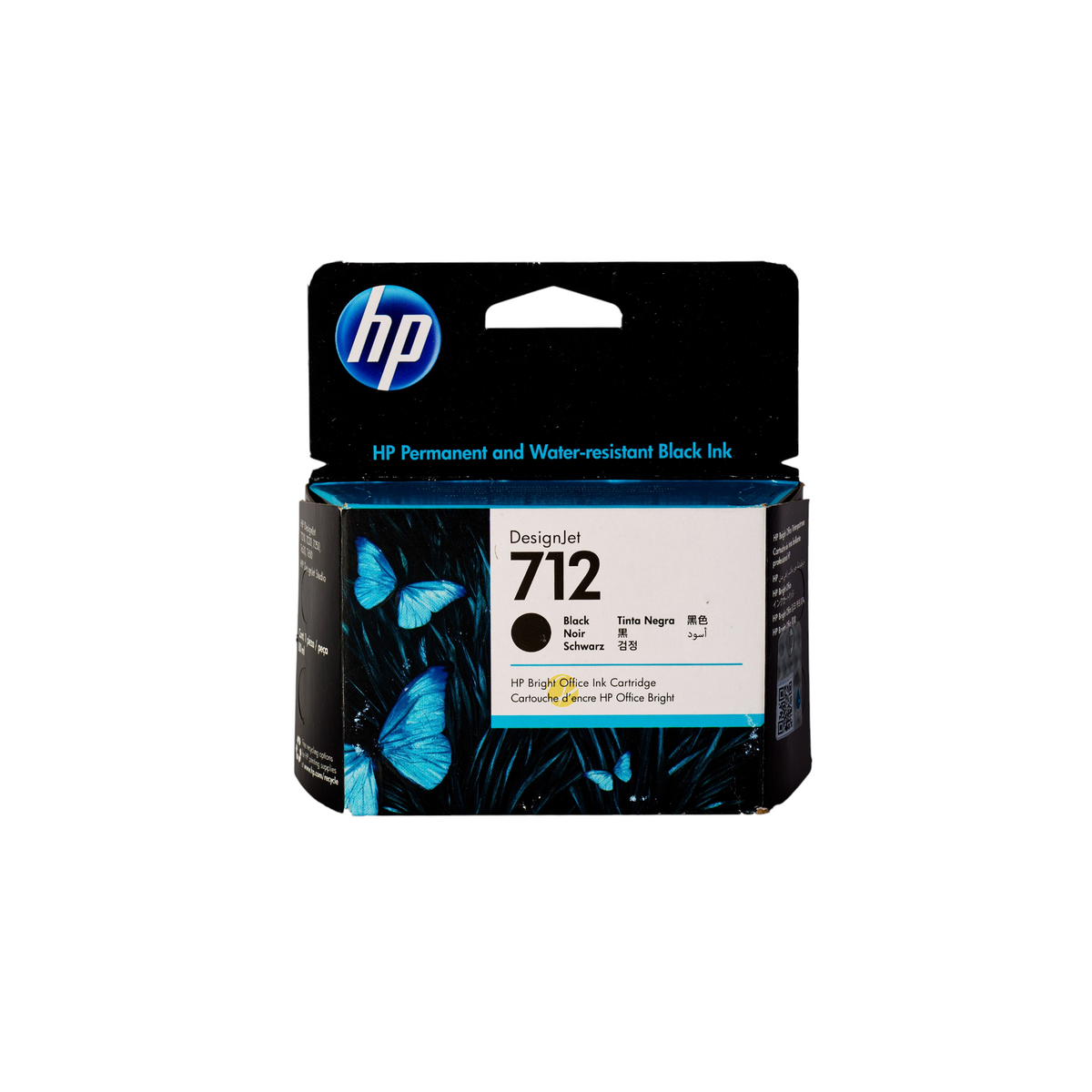 Cartucho de tinta negro original HP 712 de 38 ml para impresoras DesignJet de Compras Perfectas