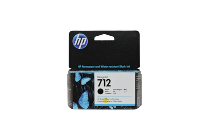 Cartucho de tinta negro original HP 712 de Compras Perfectas para impresoras DesignJet de inyección térmica