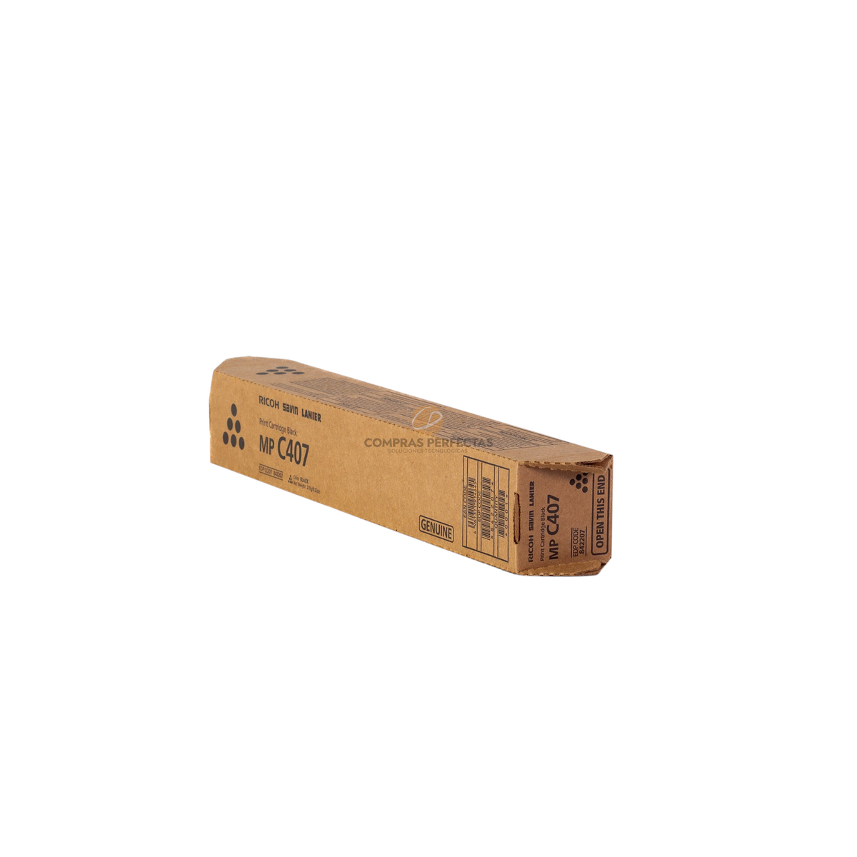 Cartucho de tóner negro original Ricoh MP C407 de Compras Perfectas para impresoras láser de alto rendimiento
