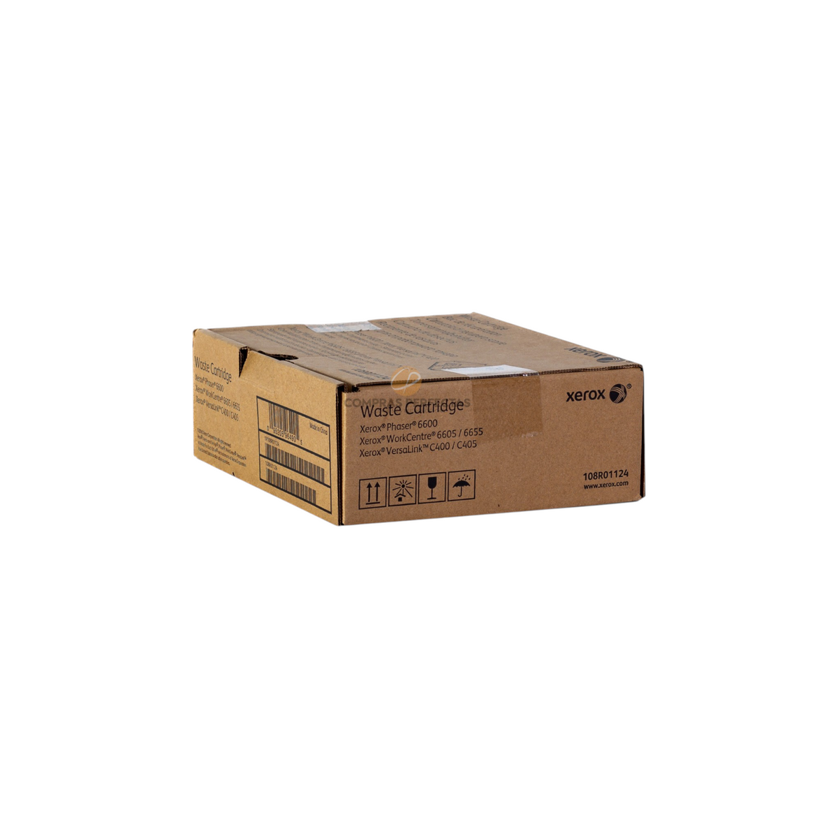 Caja de cartón del depósito de tóner residual original Xerox 108R01124 de Compras Perfectas